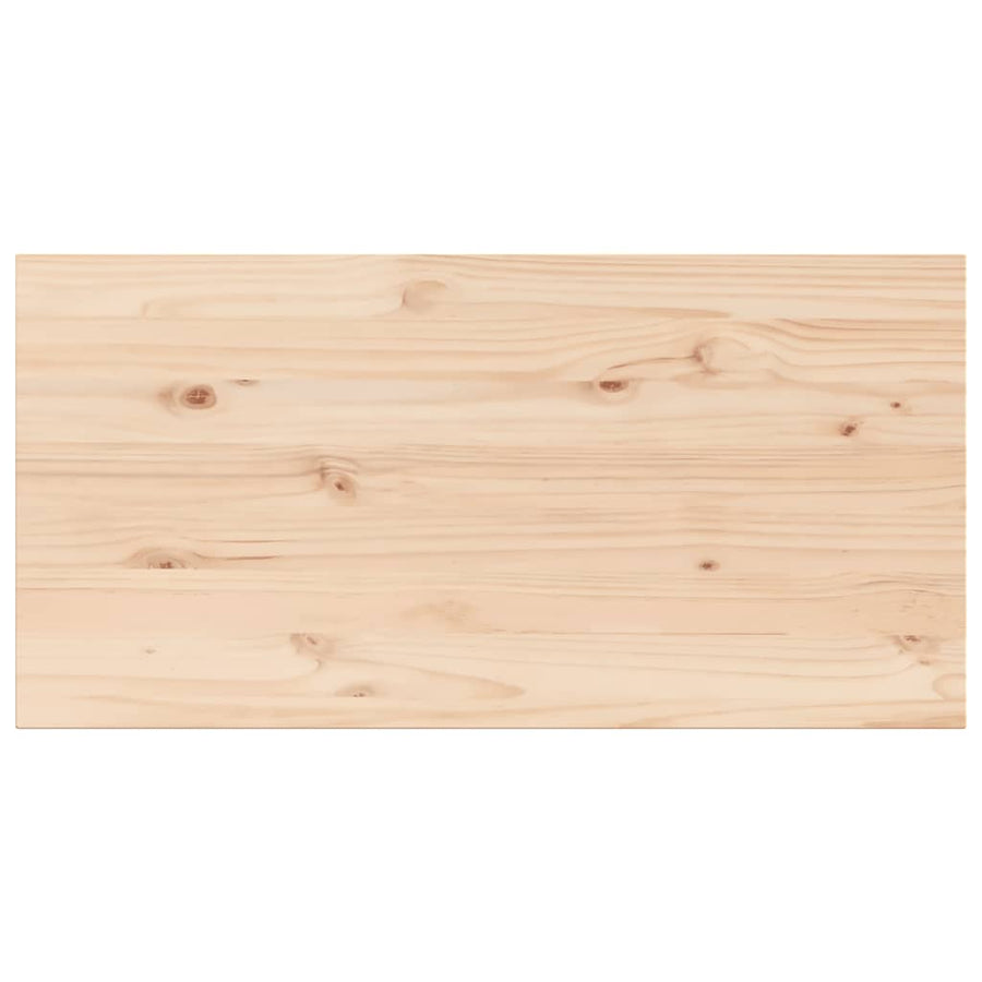 Tafelbladen 4 st rechthoekig 100x50x1,7 cm massief grenenhout