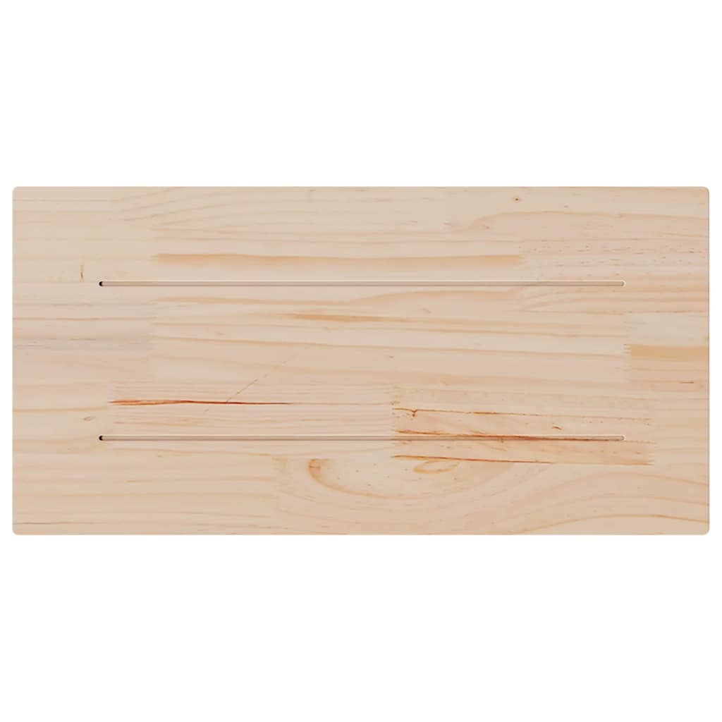 Tafelbladen 2 st rechthoekig 60x30x2,5 cm massief grenenhout