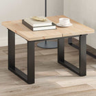 Tafelbladen 2 st 60x30x2,5 cm massief grenenhout