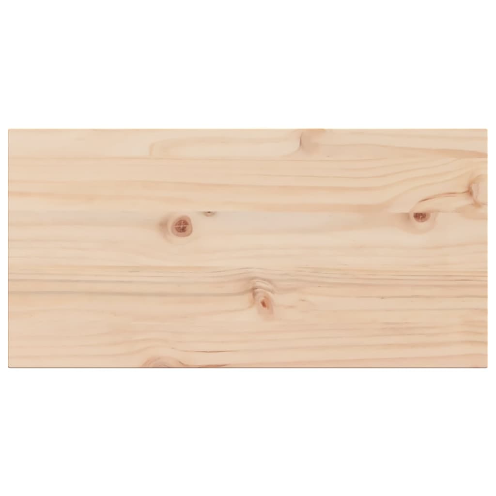 Tafelbladen 2 st rechthoekig 70x35x2,5 cm massief grenenhout
