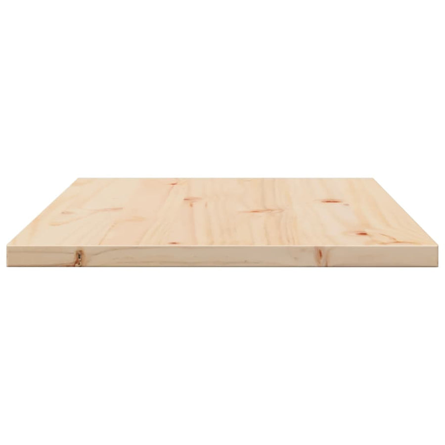 Tafelblad rechthoekig 80x50x2,5 cm massief grenenhout