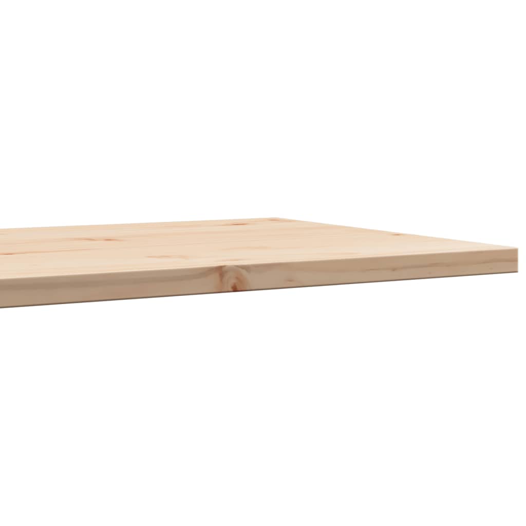 Tafelblad rechthoekig 80x50x2,5 cm massief grenenhout