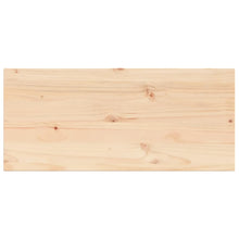 Tafelblad rechthoekig 90x40x2,5 cm massief grenenhout