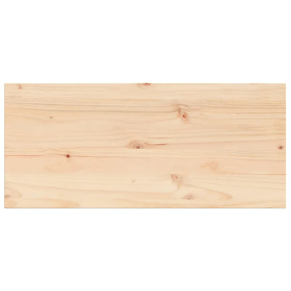 Tafelblad rechthoekig 90x40x2,5 cm massief grenenhout