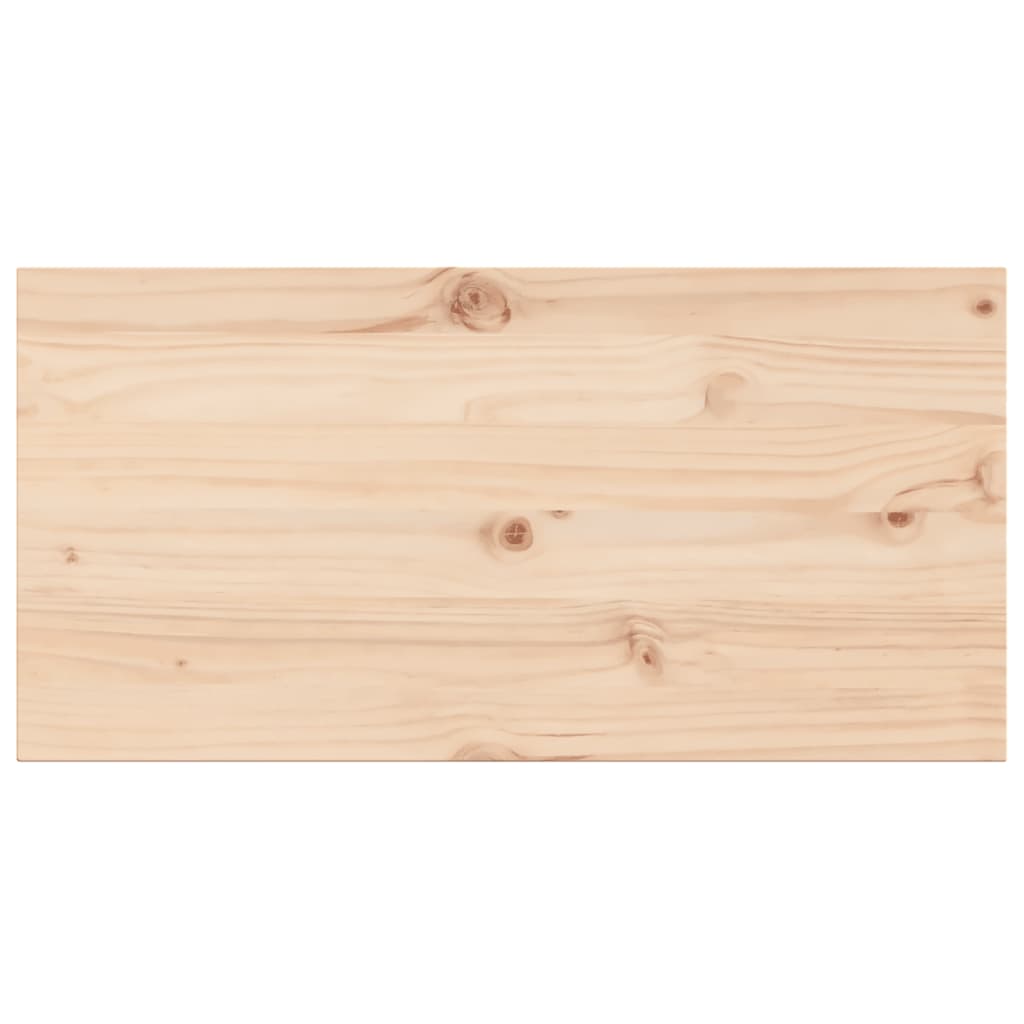 Tafelbladen 2 st rechthoekig 90x45x2,5 cm massief grenenhout