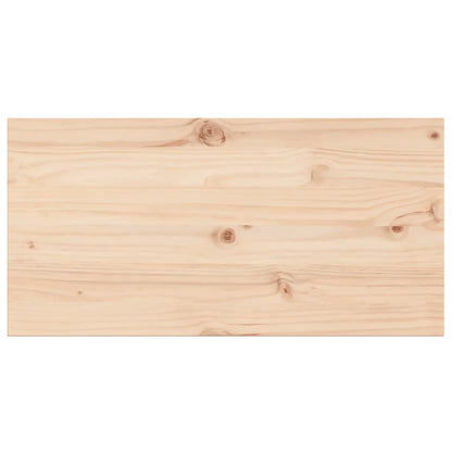 Tafelbladen 2 st rechthoekig 90x45x2,5 cm massief grenenhout