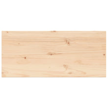 Tafelblad rechthoekig 100x50x2,5 cm massief grenenhout