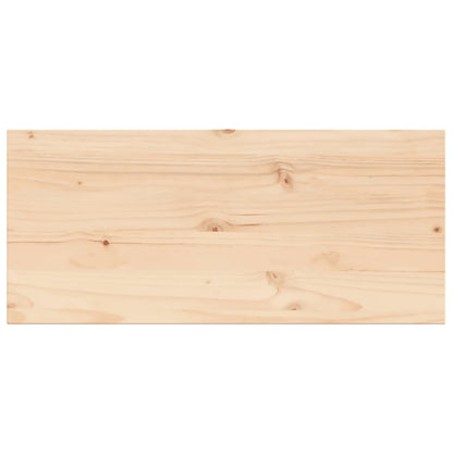 Tafelblad rechthoekig 100x50x2,5 cm massief grenenhout