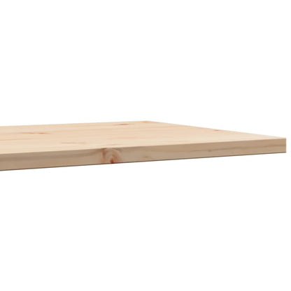 Tafelblad rechthoekig 100x50x2,5 cm massief grenenhout
