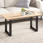 Rectangular tabletop 100x50x2.5 cm solid pine wood