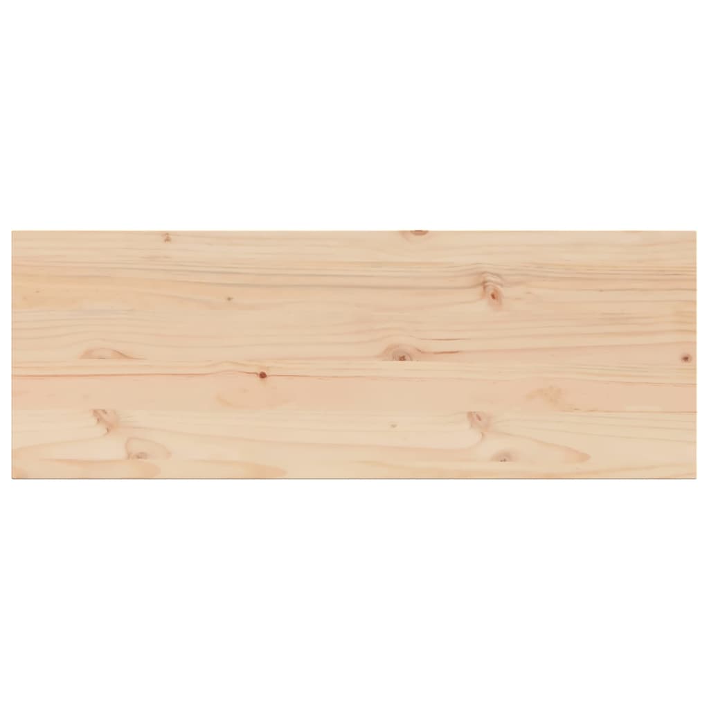 Tafelblad rechthoekig 110x40x2,5 cm massief grenenhout