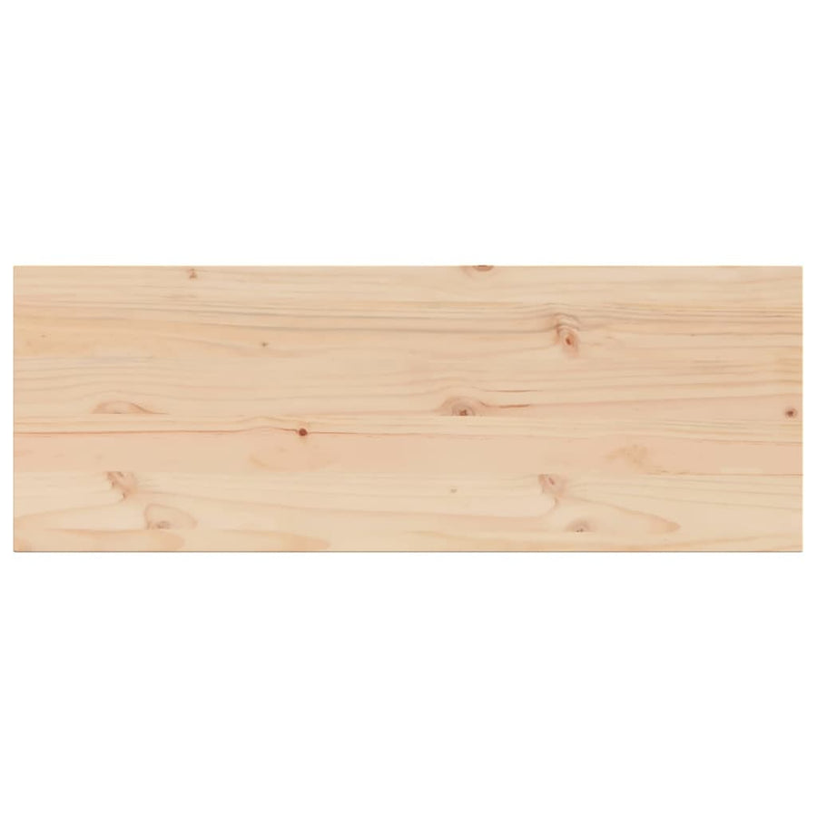 Tafelblad rechthoekig 110x40x2,5 cm massief grenenhout