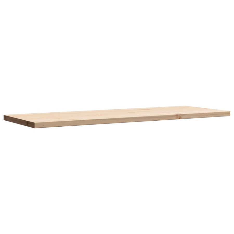 Tafelblad rechthoekig 110x40x2,5 cm massief grenenhout