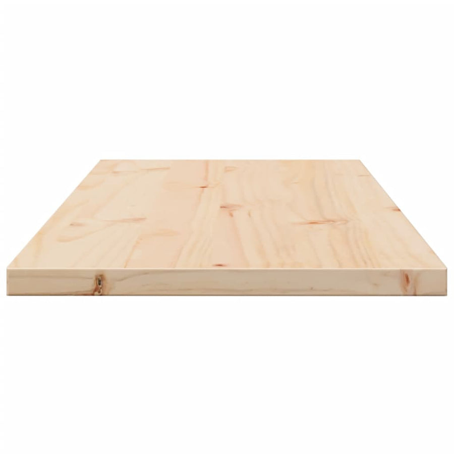 Tafelblad rechthoekig 110x40x2,5 cm massief grenenhout