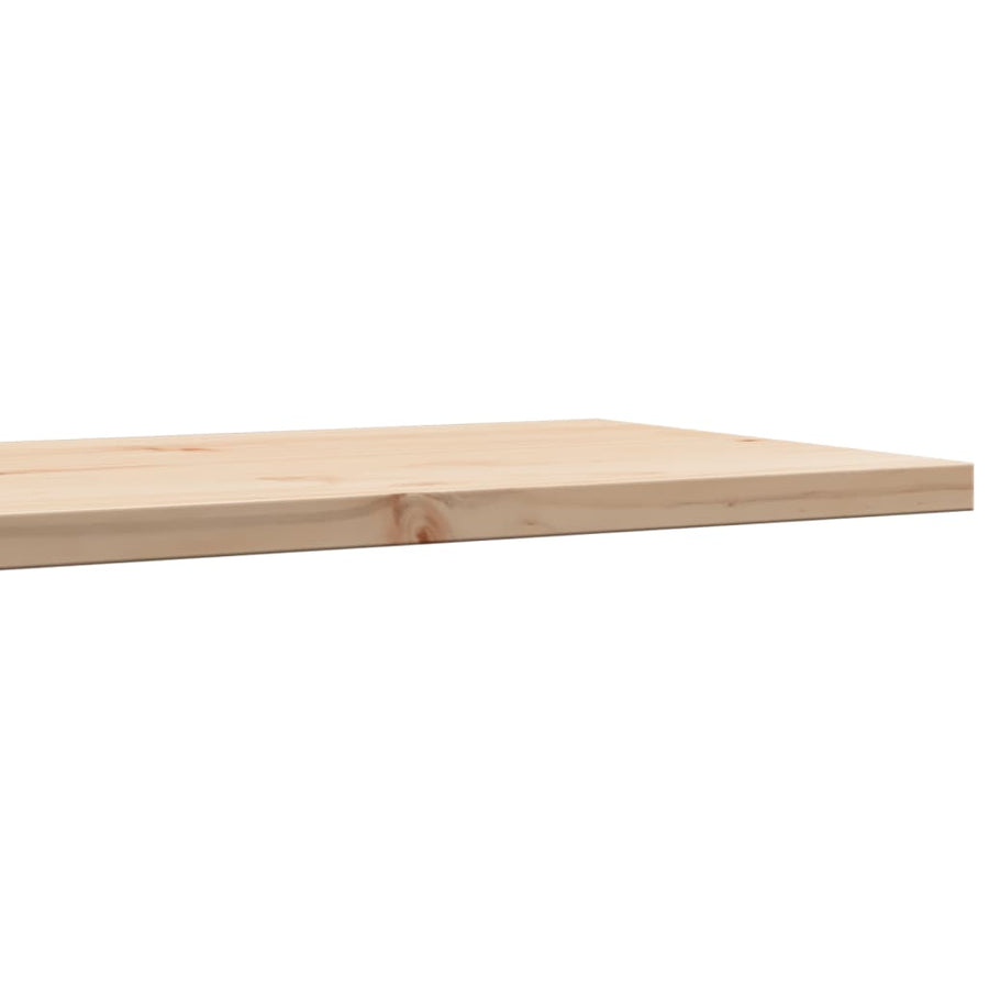 Tafelblad rechthoekig 110x40x2,5 cm massief grenenhout