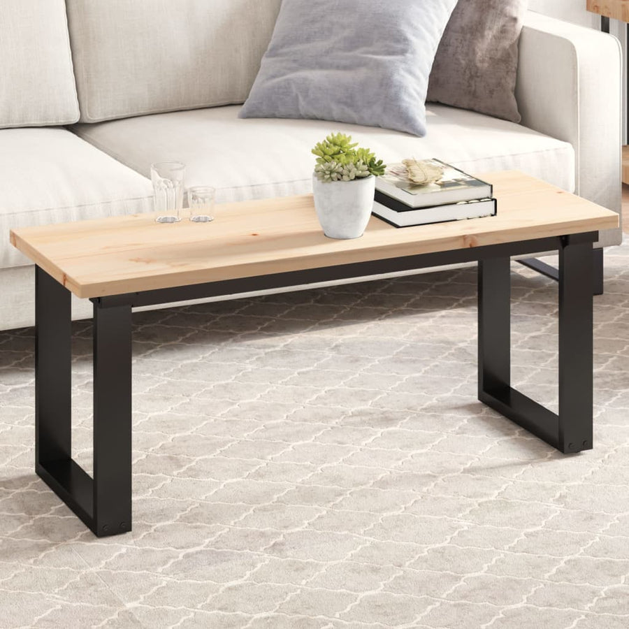 Tafelblad rechthoekig 110x40x2,5 cm massief grenenhout