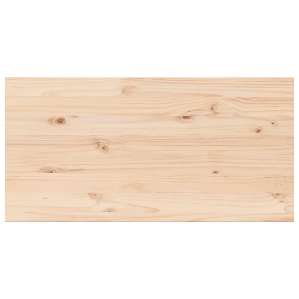 Tafelbladen 4 st rechthoekig 100x50x2,5 cm massief grenenhout