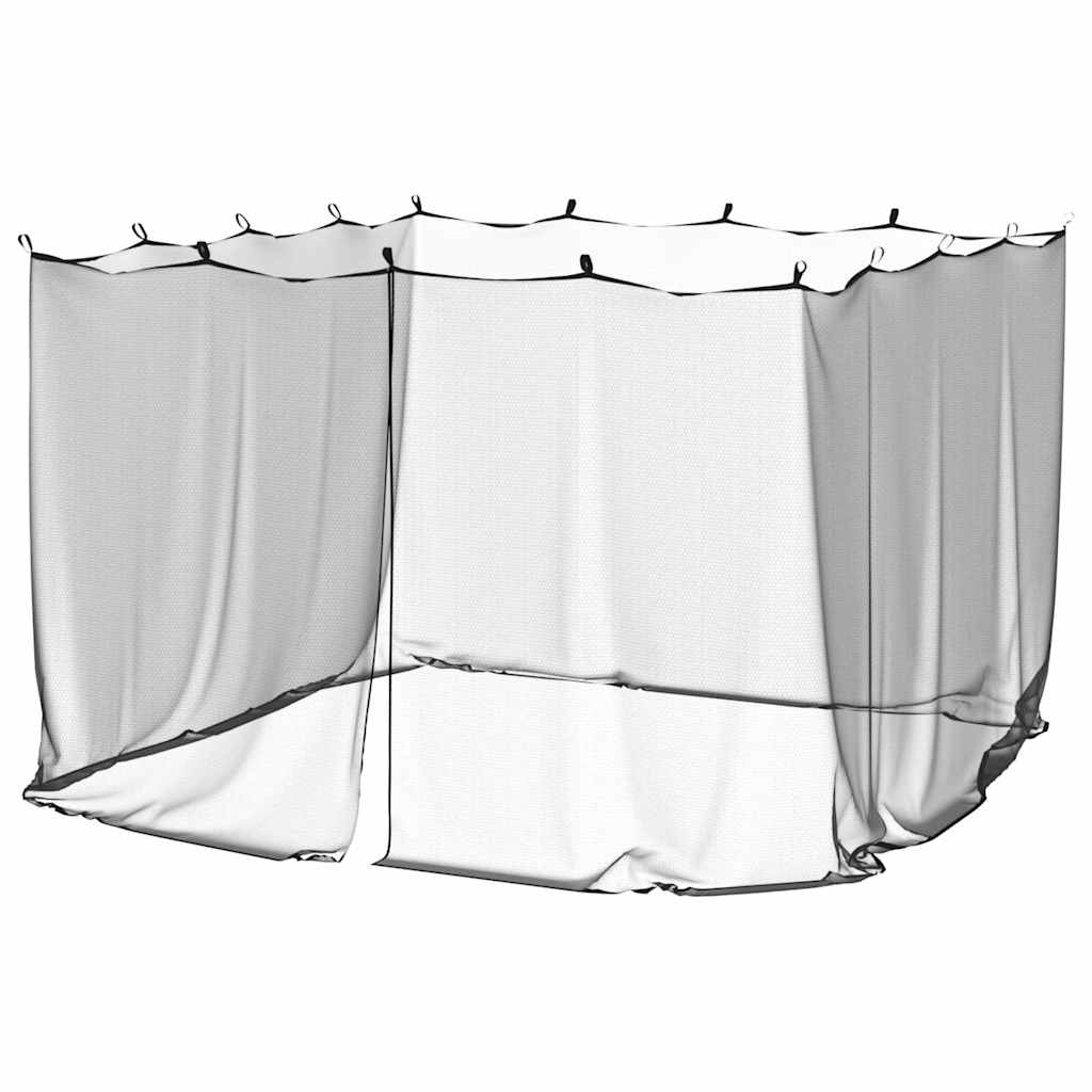 Klamboe voor buiten 220 gaas zwart 300x300x200 cm