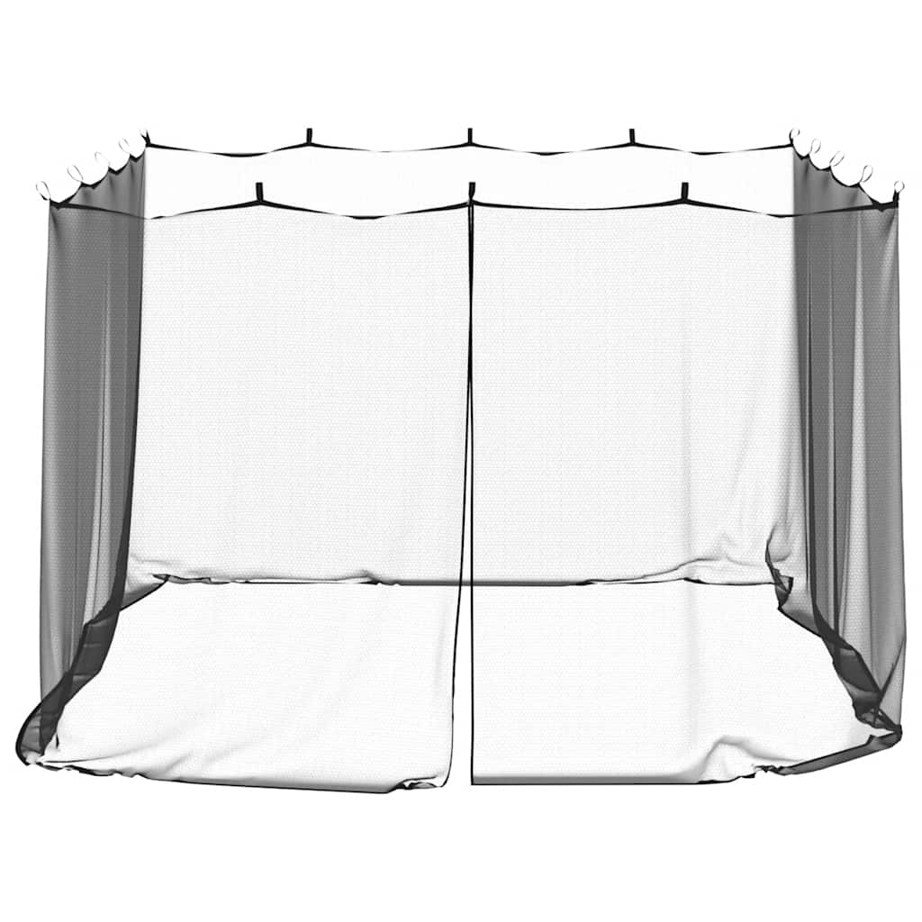 Klamboe voor buiten 220 gaas zwart 300x300x200 cm