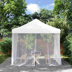 Outdoor mosquito net 220 mesh white 300x300x200 cm