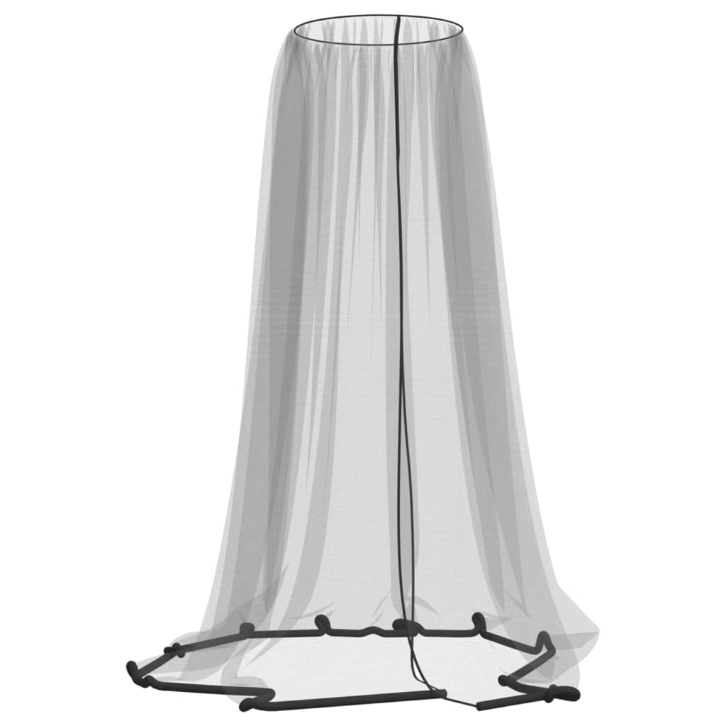 Klamboe voor paraplu 220 gaas Φ300x230 cm zwart