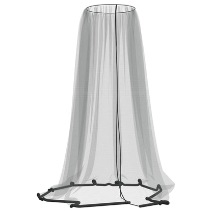 Klamboe voor paraplu 220 gaas Φ300x230 cm zwart
