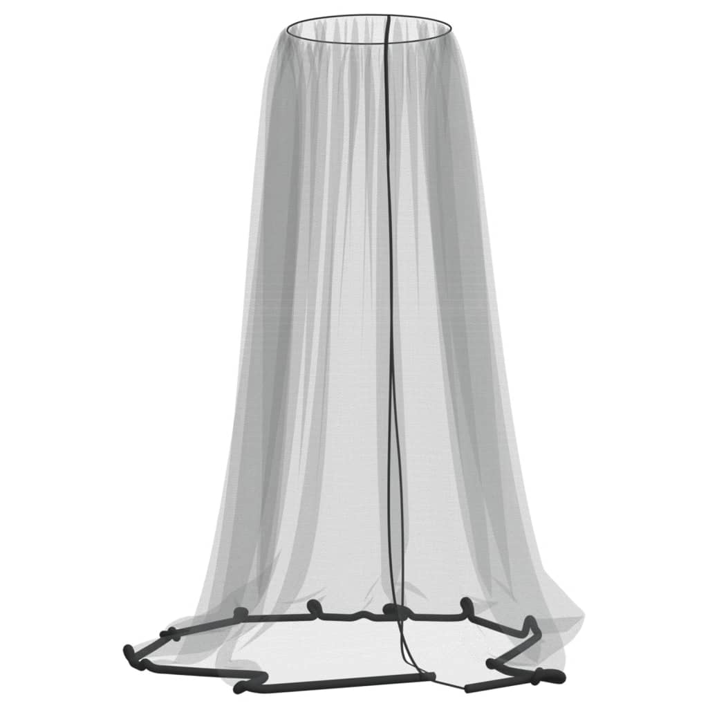 Klamboe voor paraplu 220 gaas Φ330x250 cm zwart