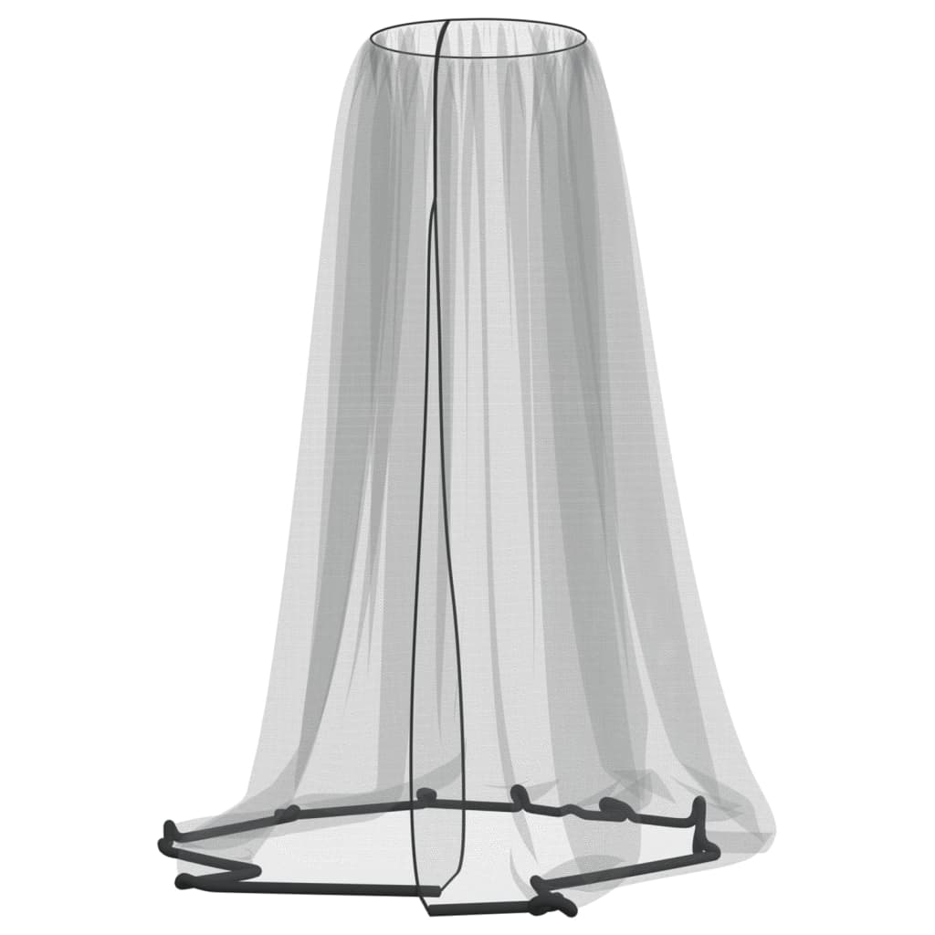 Klamboe voor paraplu 220 gaas Φ330x250 cm zwart