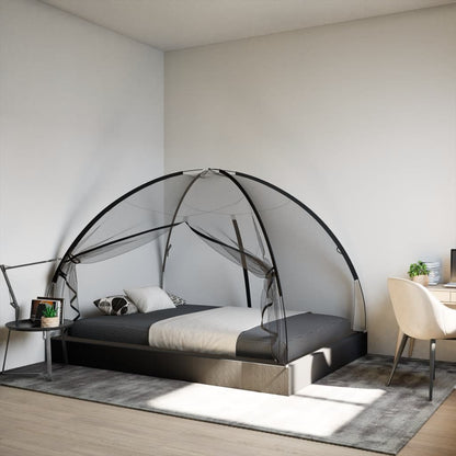 Klamboe met deuren Mongolia 220 gaas 200x150x140 cm zwart