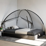 Klamboe Mongoolse yurt 200x150x140 cm zwart