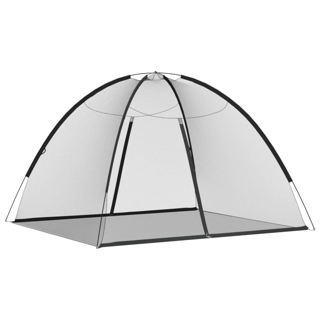 Klamboe met deuren Mongolia 220 gaas 200x180x135 cm zwart