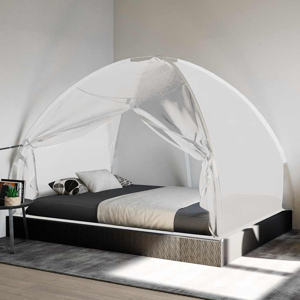 Klamboe met deuren Mongolia 220 gaas 200x150x140 cm wit