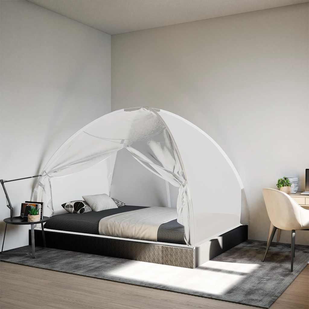 Klamboe met deuren Mongolia 220 gaas 200x150x140 cm wit