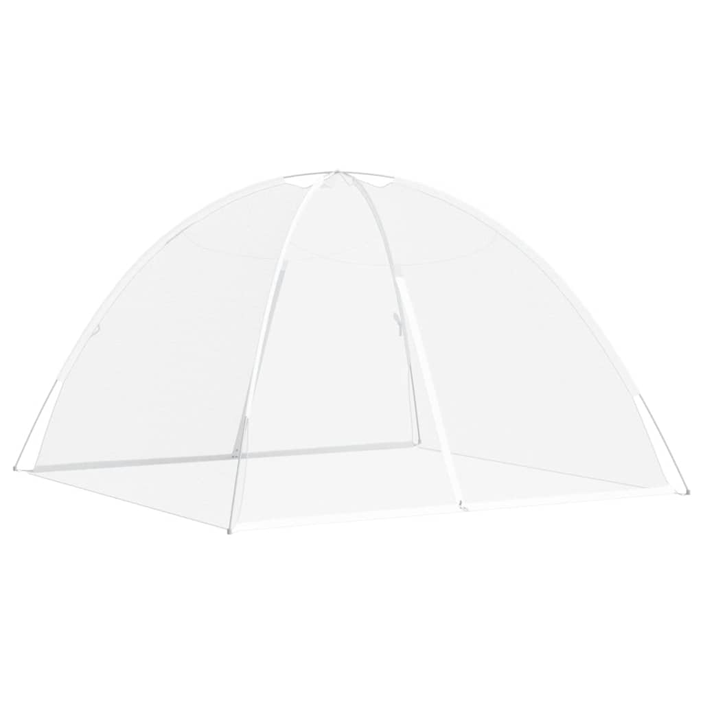 Klamboe met deuren Mongolia 220 gaas 200x200x130 cm wit