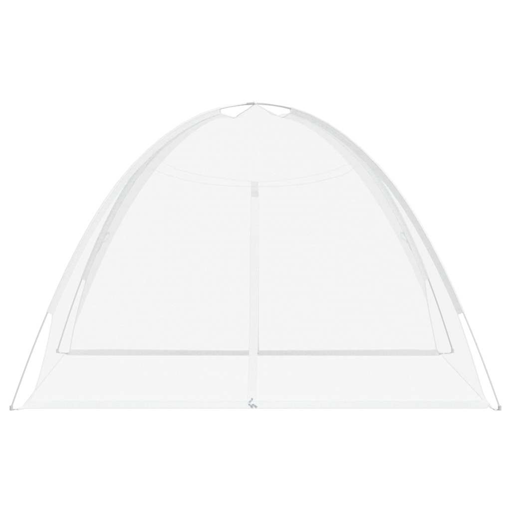 Klamboe met deuren Mongolia 220 gaas 200x200x130 cm wit