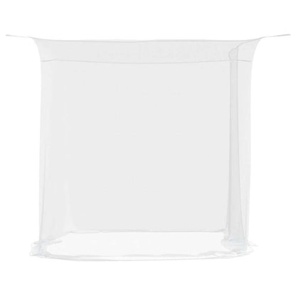 Hangende klamboe 156 gaas 220x120x150 cm wit