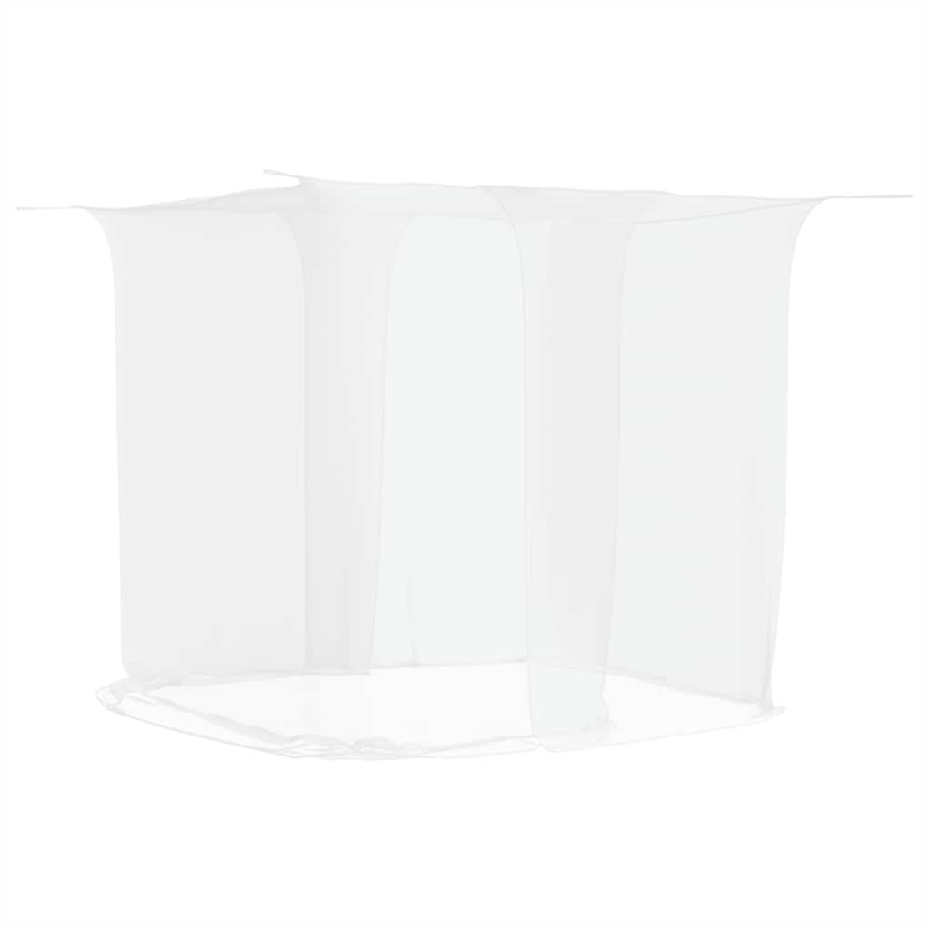 Hangende klamboe 156 gaas 220x180x180 cm wit