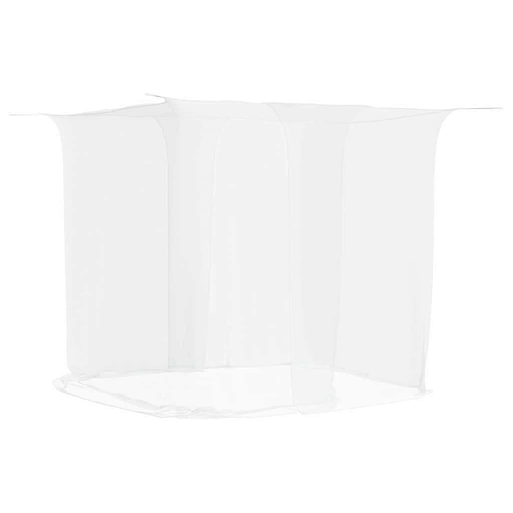 Hangende klamboe 156 gaas 220x200x210 cm wit