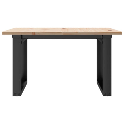 Salontafel Massief Grenenhout En Staal 1