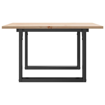 Salontafel Massief Grenenhout En Staal 1