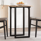 Eettafel 50x50x75 cm massief grenenhout gietijzer