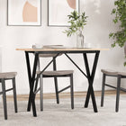Dining Table Solid Pine and Steel 1