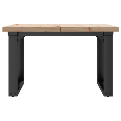 Salontafel 70X70X40,5 Cm Grenenhout En Gietijzer 1 70 x 70 x 40.5 cm O-frame