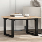 Salontafel 70x70x40,5 cm grenenhout staal