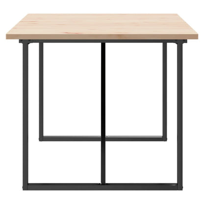 Eettafel O-frame 180x90x75,5 cm massief grenenhout en gietijzer