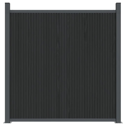 Schuttingpaneel 526X186 Cm Hkc Grijs