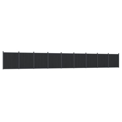 Schuttingpaneel 1564X186 Cm Hkc Grijs