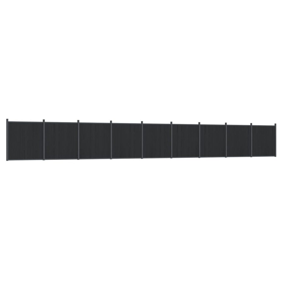 Schuttingpaneel 1564X186 Cm Hkc Grijs