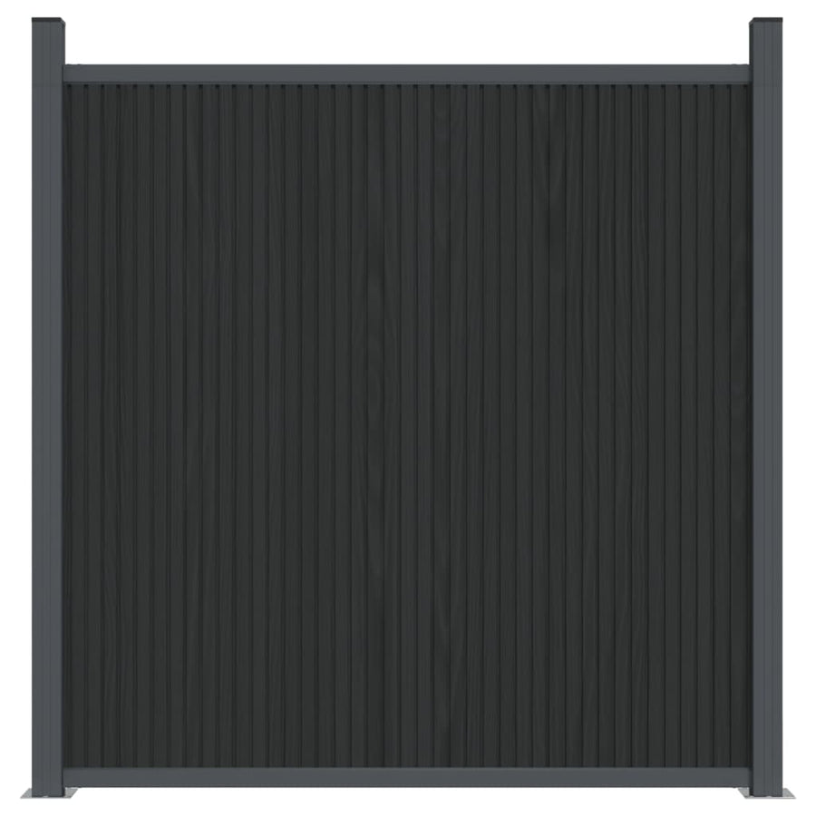 Schuttingpaneel 1564X186 Cm Hkc Grijs