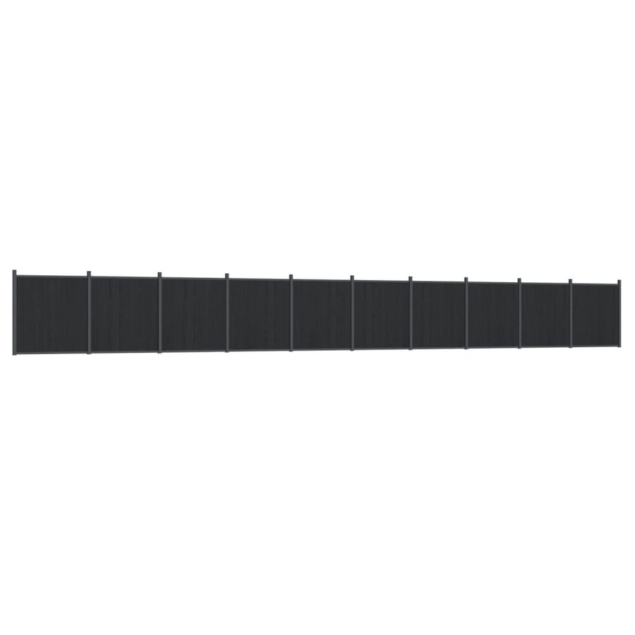 Schuttingpaneel 1737X186 Cm Hkc Grijs
